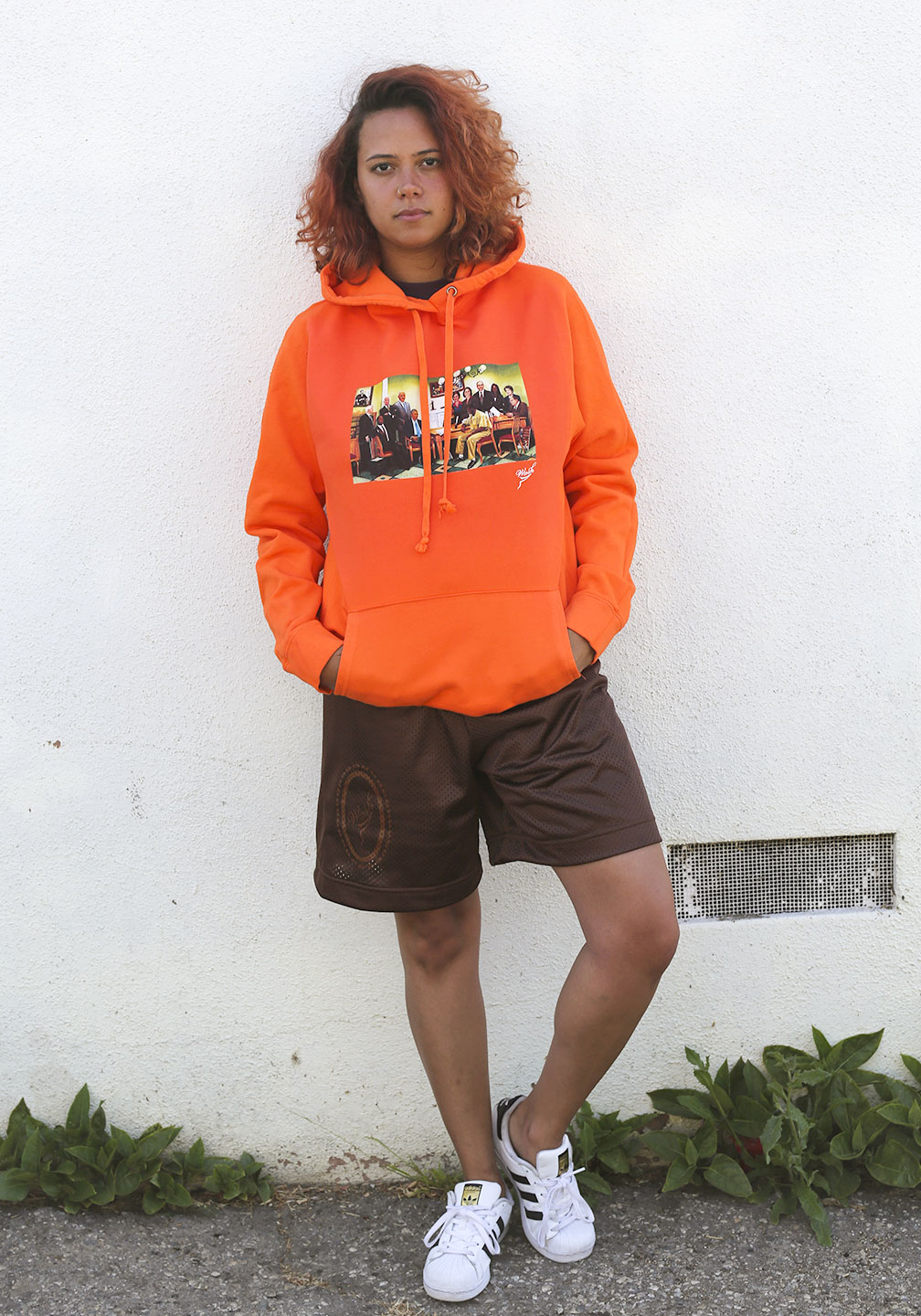 WASH WEAR HOODIE WITH ARTWORK WASH WEAR HOODIE WITH ARTWORK